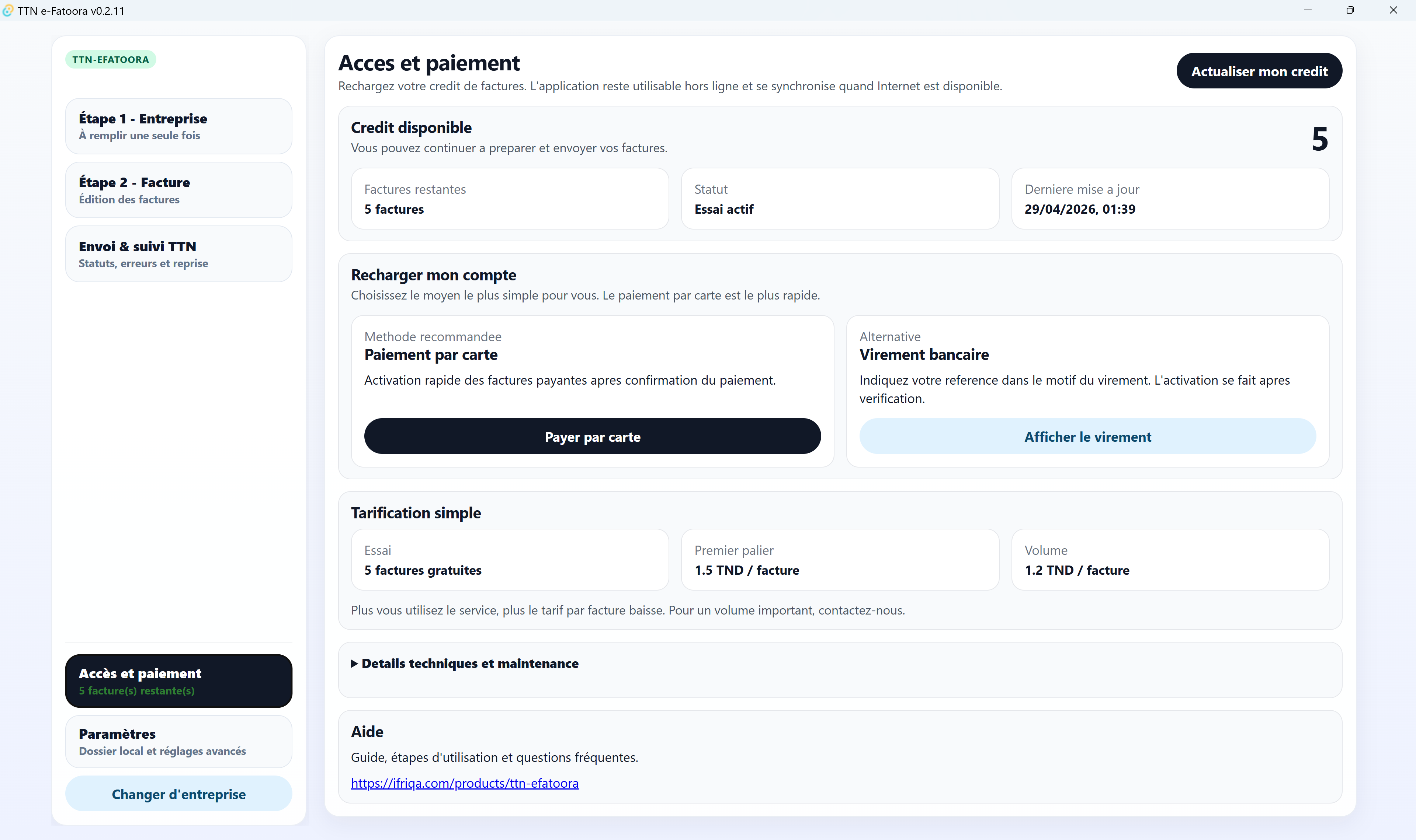 TTN e-Fatoora access and activation